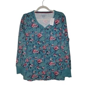 🧡NWT Vera Bradley Cotton Floral Pajama Top